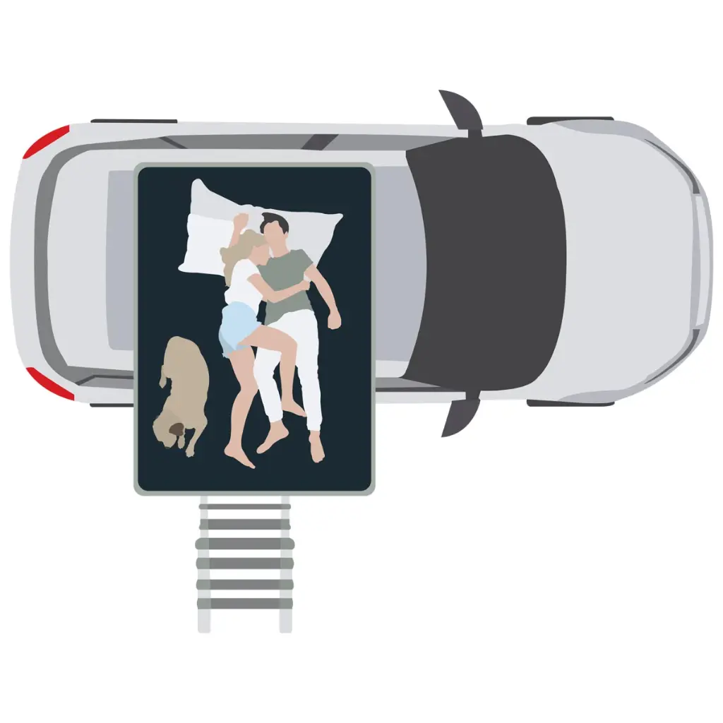 Dachzelt SMALL WILLOW 140 Gen.3 ECO Oliv - 5.webp